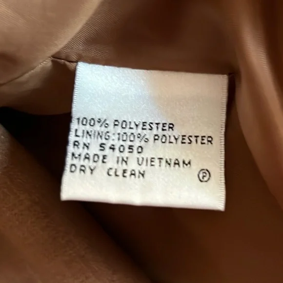 Le Suit Brown Patterned Women's Suit - Picture 5 of 7